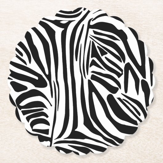 Zebra-Muster Untersetzer (Vorderseite)