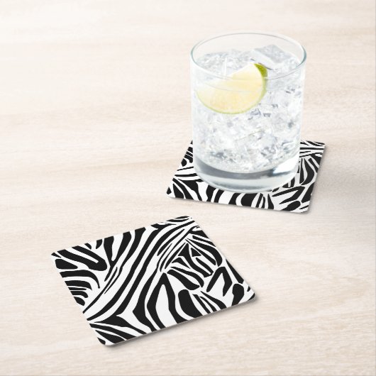 Zebra-Muster Untersetzer (Vor Ort)