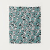 Zebra-Muster Wandteppich (Vorderseite)