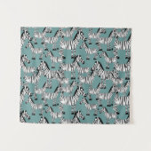 Zebra-Muster Wandteppich (Vorderseite (Horizontal))