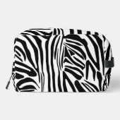 Zebra-Muster Waschbeutel (Rückseite)