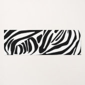 Zebra-Muster Yogamatte (Rückseite (Horizontal))