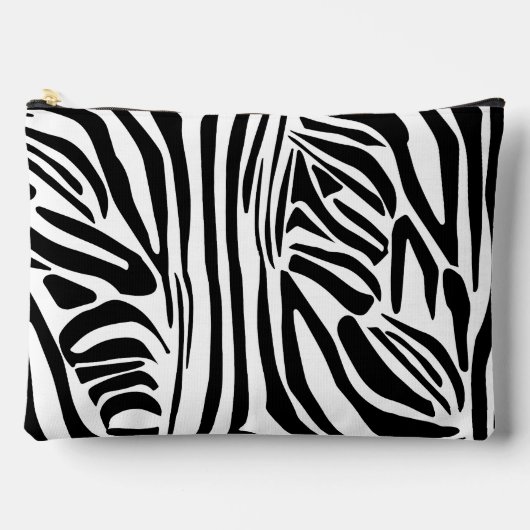 Zebra-Muster Zubehörtasche (Vorderseite)