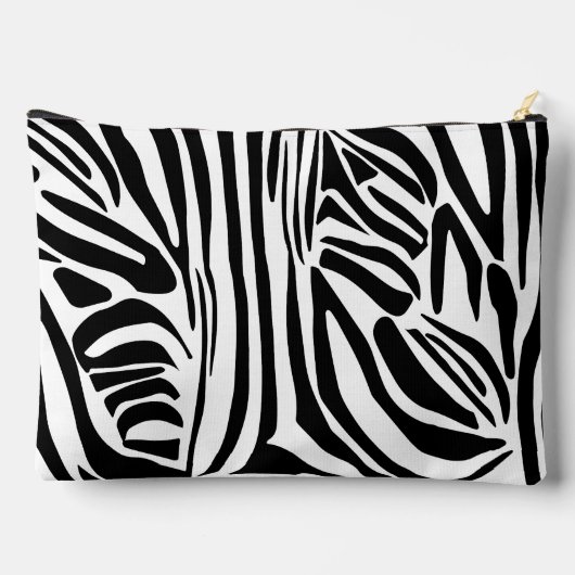 Zebra-Muster Zubehörtasche (Rückseite)