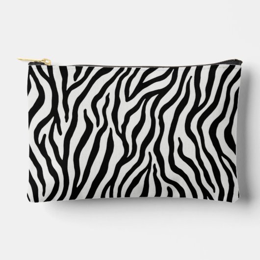 Zebra-Muster Zubehörtasche (Vorderseite)