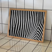 Zebra Musterplakat für dekoratives Möbelpapier Poster
