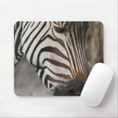 Zebra, nah mousepad (Mit Mouse)