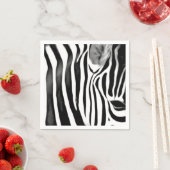 Zebra-nah Serviette (Beispiel)