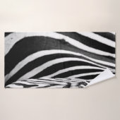 ZEBRA-NAH-UP-ANSICHT BADEHANDTUCH (Badehandtuch)