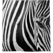 ZEBRA-NAH-UP-ANSICHT DUSCHVORHANG (Vorderseite)