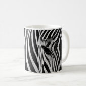 ZEBRA-NAH-UP-ANSICHT KAFFEETASSE (VorderseiteRechts)