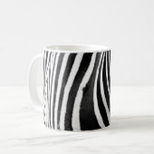 ZEBRA-NAH-UP-ANSICHT KAFFEETASSE (Vorderseite Links)