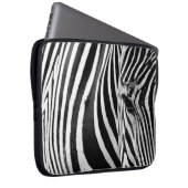 ZEBRA-NAH-UP-ANSICHT LAPTOPSCHUTZHÜLLE (Vorne Rechts)