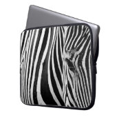 ZEBRA-NAH-UP-ANSICHT LAPTOPSCHUTZHÜLLE (Vorderseite Links)