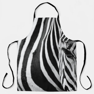 ZEBRA-NAH-UP-ANSICHT SCHÜRZE