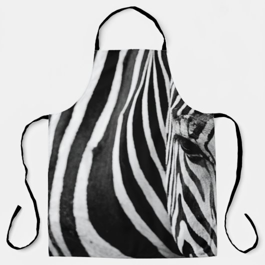 ZEBRA-NAH-UP-ANSICHT SCHÜRZE (Vorderseite)