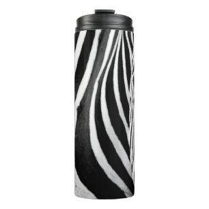 ZEBRA-NAH-UP-ANSICHT THERMOSBECHER