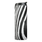ZEBRA-NAH-UP-ANSICHT THERMOSBECHER (Nach links gedreht)