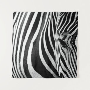 ZEBRA-NAH-UP-ANSICHT WANDTEPPICH