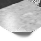 Zebra Nah Up Print Fotodruck (Ecke)