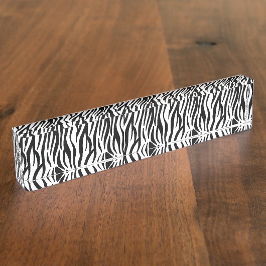 Zebra Namensplakette (Seite)