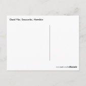 Zebra, Namibia Postcard Postkarte (Rückseite)