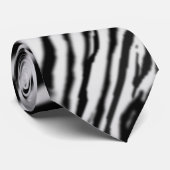 Zebra Neck Tie Krawatte (Gerollt)