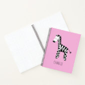 Zebra-niedliche Kinder Notizblock (Innenseite)