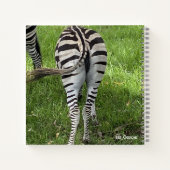 Zebra-Notebook Notizblock (Rückseite)