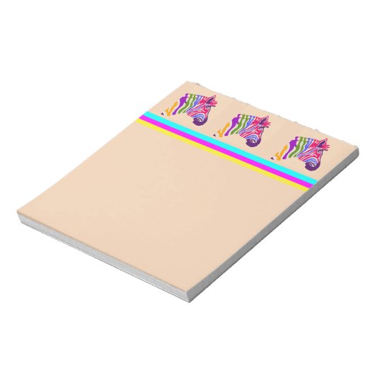 Zebra Notepad Notizblock (Rotiert)