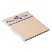Zebra Notepad Notizblock (angewinkelt)
