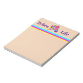 Zebra Notepad Notizblock (Rotiert)