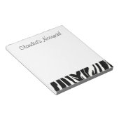 Zebra Notepad Notizblock (angewinkelt)