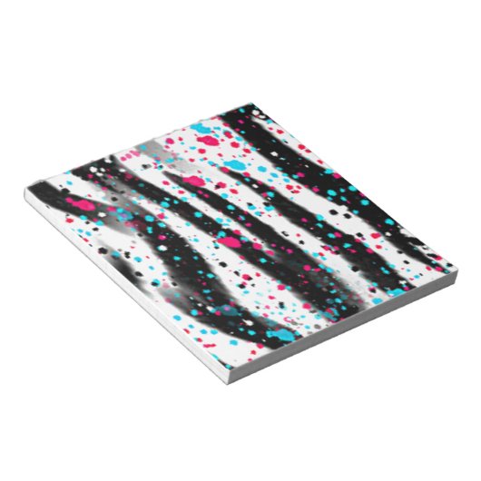 Zebra Notizblock (angewinkelt)