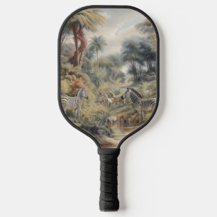 Zebra-Oase & Löwinnen-Treffen Vintage Pickleball Schläger