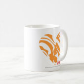 Zebra-Orange 2 Kaffeetasse (VorderseiteRechts)