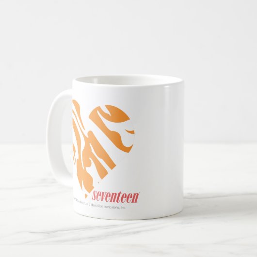 Zebra-Orange 2 Kaffeetasse (Vorderseite Links)