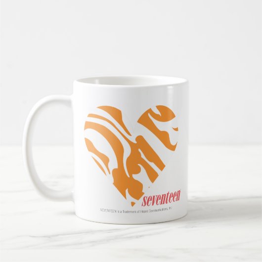 Zebra-Orange 2 Kaffeetasse (Links)