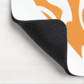 Zebra-Orange 2 Mousepad (Ecke)