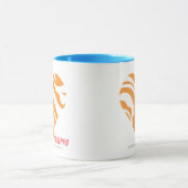 Zebra-Orange 2 Tasse (Zentrum)