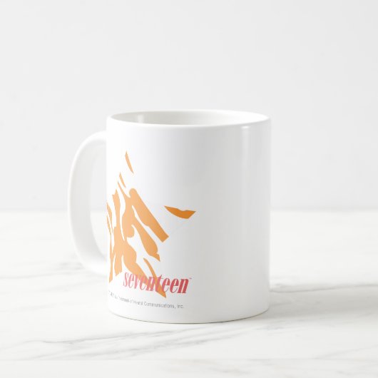 Zebra-Orange 3 Kaffeetasse (Vorderseite Links)
