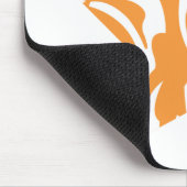 Zebra-Orange 3 Mousepad (Ecke)