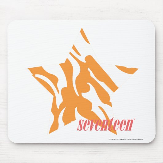 Zebra-Orange 3 Mousepad (Vorne)