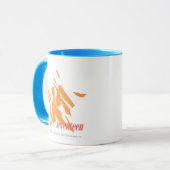 Zebra-Orange 3 Tasse (Vorderseite Links)