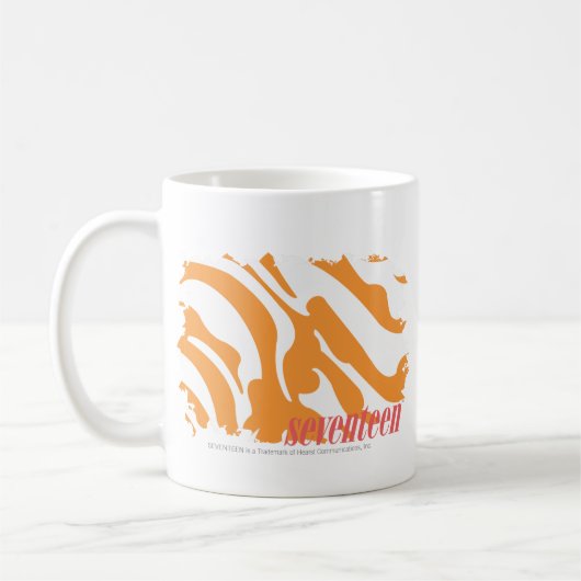 Zebra-Orange 4 Kaffeetasse (Links)