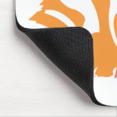 Zebra-Orange 4 Mousepad (Ecke)