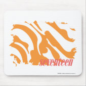 Zebra-Orange 4 Mousepad (Vorne)