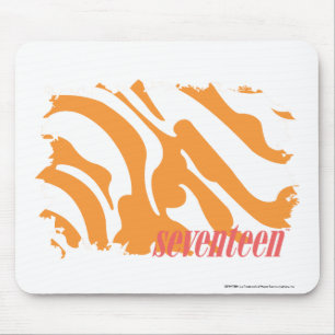 Zebra-Orange 4 Mousepad
