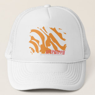 Zebra-Orange 4 Truckerkappe