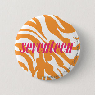 Zebra-Orange Button